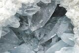 Sky Blue Celestine (Celestite) Crystal Geode - Madagascar #210369-4